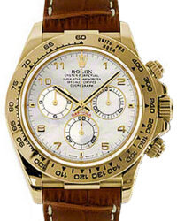 Rolex Daytona 116518 Mother of Pearl Dial Luxury Cosmograph Watch