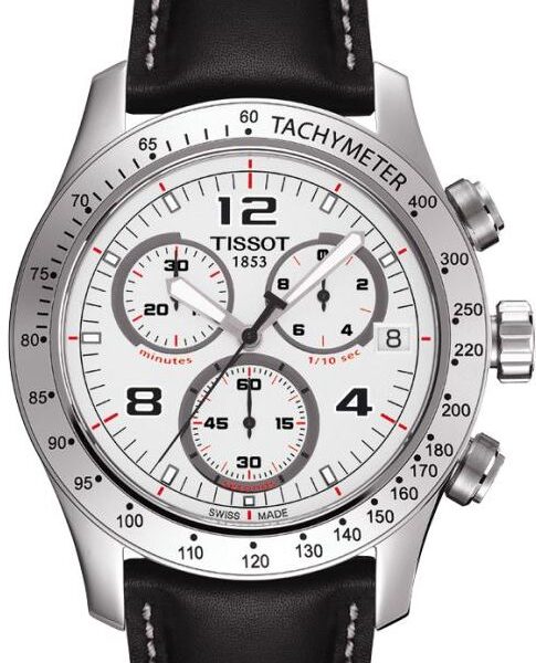 Tissot V8 Chronograph White Dial Men’s Watch